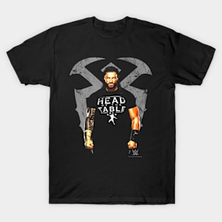 Roman Reigns Head Of The Table Portrait T-Shirt